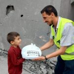 Amir Khan Instagram - Today food distribution in Gaza. Thank you for all your support. The reason why I have posted photos is to show you where your donations are going and to encourage you. There innocent children still need OUR help. To donate pls send to - Amir Khan Foundation / RBS Acc number 15997080 Sort code 16-00-06