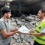 Amir Khan Instagram - Today food distribution in Gaza. Thank you for all your support. The reason why I have posted photos is to show you where your donations are going and to encourage you. There innocent children still need OUR help. To donate pls send to - Amir Khan Foundation / RBS Acc number 15997080 Sort code 16-00-06