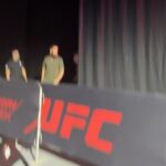 Amir Khan Instagram - With @jake.brocklesby1 in Abu Dhabi. Met the main man @danawhite at Ufc 294 weigh in. Mega fights tomorrow, - Makhachev vs volkanovski 2. Usman vs Chimaev Who you got? @ufc Etihad Arena