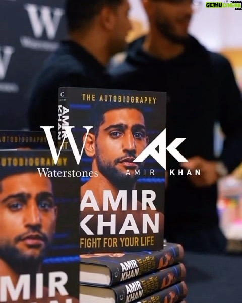 Amir Khan Instagram - Feedback on my autobiography has been amazing, thank you for buying. Who’s finished reading it? What do you think of it? #Fightforyourlife is available at all good bookstores now and on half price offer for a limited time in supermarkets in the UK and on amazon.co.uk