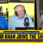 Amir Khan Instagram - Thank you for having me @talksport. Great to see you guys, amazing chat about what’s in my book.