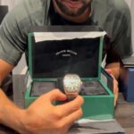 Amir Khan Instagram - My new watch just come in time for Pakistan Independence Day. (14th August) @franckmuller_geneve #PakiatanEdition No 66/75. Dubai, United Arab Emirates
