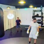 Amir Khan Instagram - Little work out today at @boxiq getting back in shape. Missing the sport and training. Dubai, United Arab Emirates