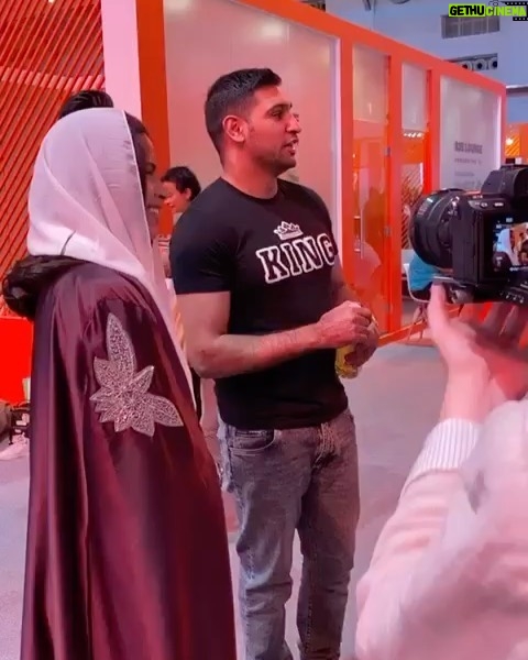 Amir Khan Instagram - Invited to Sport expo in Riyadh Saudi Arabia with HRH princess Nouf @nouf.malsaud . It’s amazing to see how sport is improving in this region #Saudiarabia #Sportexpo #Riyadh Riyadh, Saudi Arabia
