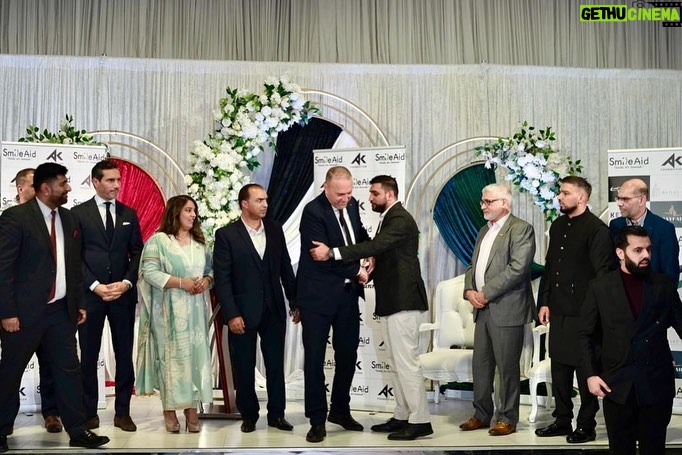 Amir Khan Instagram - Following the great success of the @amirkhanfoundation and @smile.aid event in Manchester, I would like to give special thanks to *H. E. Dr Husam Zomlot Ambassador of the State of Palestine* @hzomlot who came specially to show his support to our cause alongside The Consul General of Pakistan, Turkey, Iraq, Libya, Lord Wajid Khan and many others officials with over 700 VIP guests, supports and the business community from around the UK, Alhamdulilah. Special thanks to my brother @ishfaq_farooq & @mylahore_ for giving us the Marquee with food cost free. Our support for the people of Palestine and those most in need around the world has only got stronger and as promised shall continue inshallah. Thank you Manchester again for your generous love and support raising over 250k in pledges for ๐ต๐ธ Mashallah.