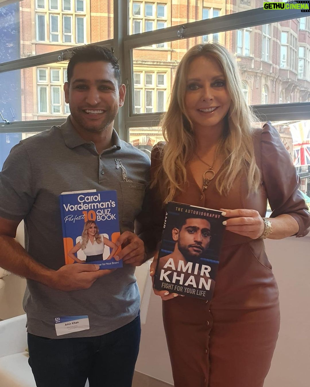 Amir Khan Instagram - Good day of media in London with old friends and new. Chatting about the new book. Link in bio. London, United Kingdom