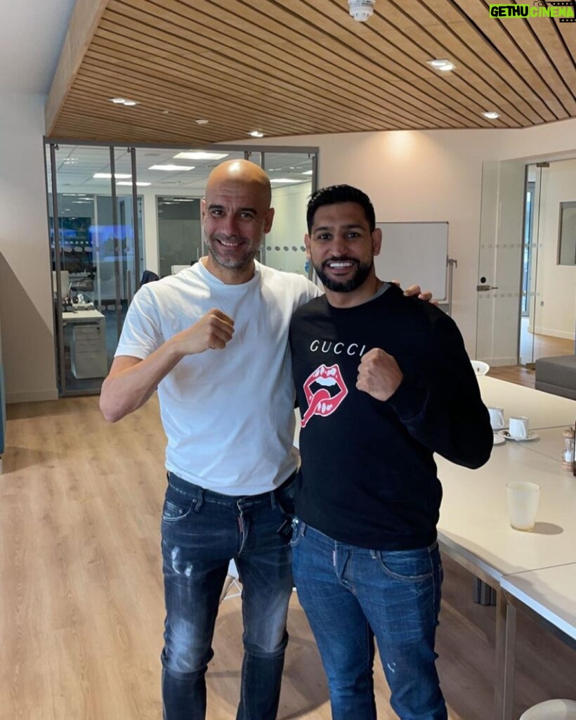 Amir Khan Instagram - Well done @mancity winning Champions League for first time, beating Inter Milan 1-0 in Istanbul. Well done to Rodri securing City the Champions League trophy Istanbul, Turkey