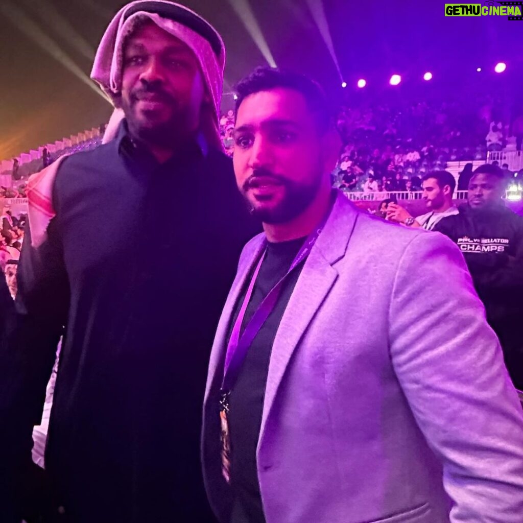 Amir Khan Instagram - MMA royalty 🤴 @pflmma Riyadh, Saudi Arabia