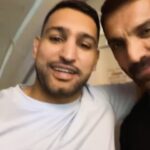 Amir Khan Instagram – Nice to see @thejohnabraham on my flight to Los Angeles 👊🏼 In The Sky