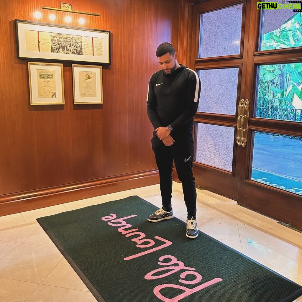 Amir Khan Instagram - Iykyk…😎 #Poloclub Beverly Hills Hotel