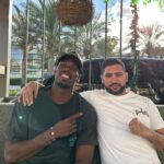 Amir Khan Instagram – Nice to see @paulpogba today in the community Dubai, United Arab Emirates