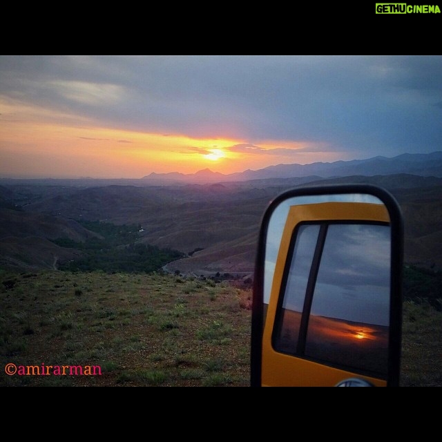 Amirhossein Arman Instagram - زندگى يعنى انعكاس (از مجموعهء عكسهاى شخصى) #sunset #reflection