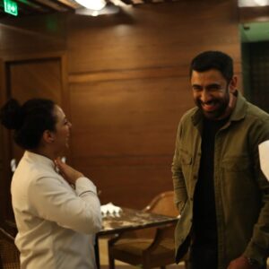 Amit Sadh Instagram - A lot of people have loved this scene. There was a certain type of aura/energy when Nithya and I started working. There was this comfort in our silences. Different human beings, different methods, a different approach and yet we felt one!

She is one of my most favourite person because of her simplicity and authenticity and her warmth with everyone around her. She makes acting look so easy! And as an actor, I want to thank her for making me feel some feelings, emotions and vibrations that I never ever felt in my entire career between action and cut for that I love her the most. I thank her for being a genuine friend and such an amazing person that I can be inspired by! 

@nithyamenen  @mayankvsharma @abundantiaent @ivikramix @primevideoin @breatheamazon 
#BreatheIntoTheShadows