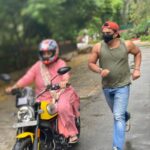 Amit Sadh Instagram - I don’t have a Godfather but I have you. I’m so grateful that I have an amazing person that I can look upto. I’d always be thankful for that call you made last year and for always keeping an eye over me! Happiest Birthday! My Superwoman! @smritiiraniofficial Lots of Love. PS - Buckle up for the next bike lesson