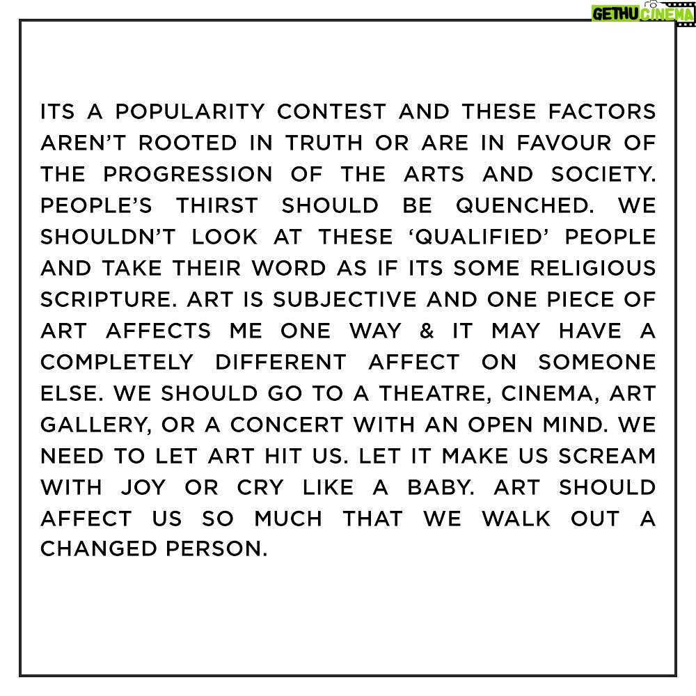 Amit Sadh Instagram - This is a short essay that I have written and I would love you guys to give it a read, when ever you guys have some time. Last couple of days, there has been a huge debate on one or two or a couple of actors being the best, I have never understood what is "The Best", because an actor portrays a character to the best of his ability and supported by so many processes and so many different forms of arts that are connected to filming and to creating a film, a narrative or a character. In India, last couple of years I have seen a lot of chat shows and a lot of hosts and people of power/ importance/ knowledge create these lists of "Top 5" and though it never bothered me, to be in any list, there is only one list that I want to be in, that's the list of my fans, the list of the audience's and that takes the life time of our work. Give it a try, give it a read, let me know your views and I will be glad if it resonates with you. Lots of Love.