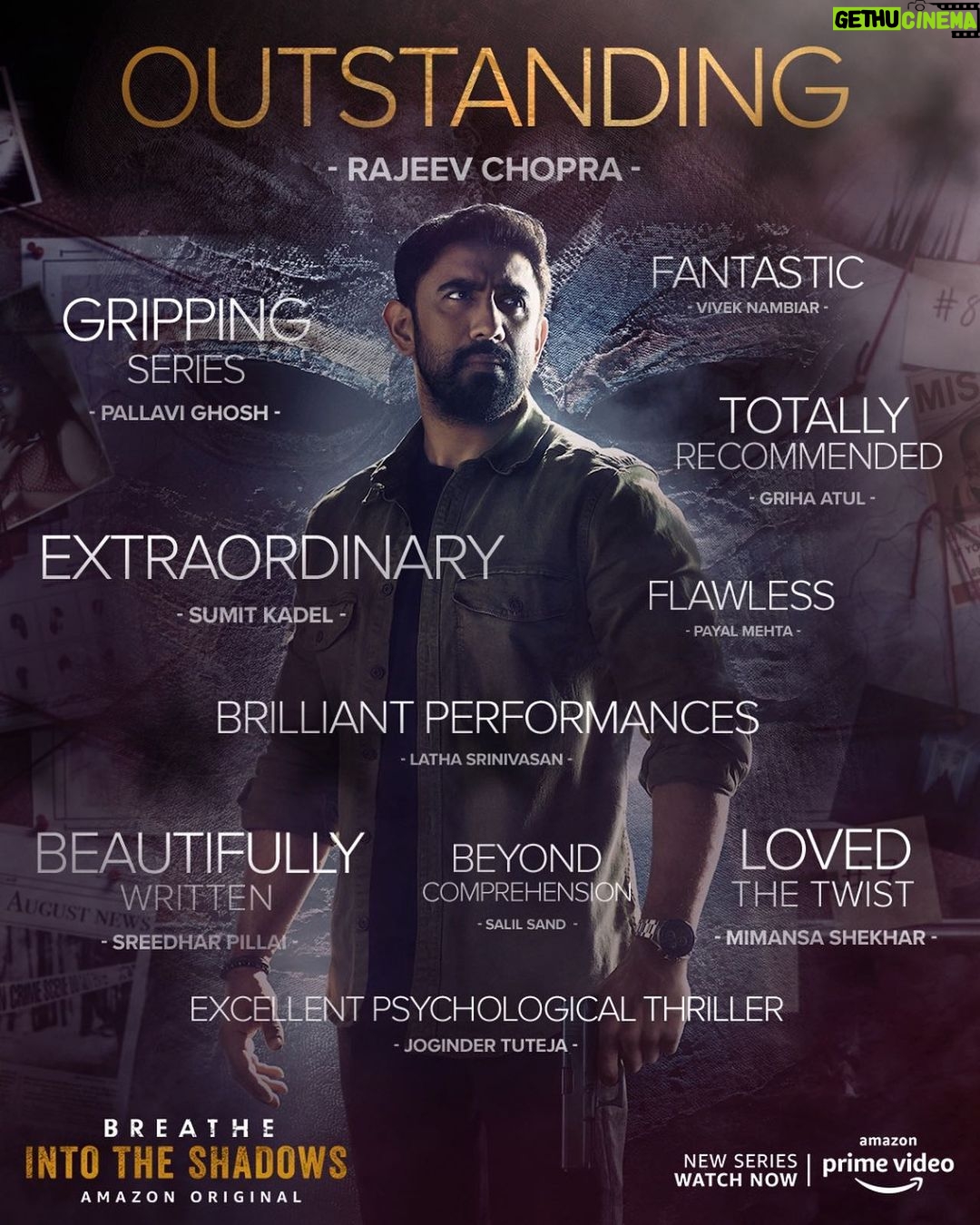 Amit Sadh Instagram - The response so far has truly been overwhelming & I would like to thank everyone with utmost humility! 🙏🙏 Watch #BreatheIntoTheShadows on @primevideoin @breatheamazon @abundantiaent @bachchan @nithyamenen @saiyami @ivikramx @niddlle @vijash @raedita @akashdeep25 @hrishikesh0304 @plabita.manu @shrikantverma_ @ivana_kaur @bhavani.iyer @vikramtuli @justarshad @sunildasmohandas @bharathwaajsubbu @sumeetkotian @bibizeebamiraie @po10tialteam @art.akhilesh @raiajayg @karan.kulkarni @rod__sunil @andreas_brueckl_colorist @cosmicimmigrant @manikems @_iamsns @mukeshchhabracc