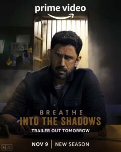 Amit Sadh Instagram - This time, the chase will not be as simple... #BreatheIntoTheShadows, trailer out tomorrow. @bachchan @nithyamenen @saiyami @naveenkasturia #IvanaKaur @abundantiaent @mayankvsharma @ivikramix @primevideoin @vikramtuli @unbollywood @arshadasyed @priyawriter2912 @hrishikesh0304 @shrikantverma_