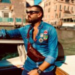 Amr Youssef Instagram - taken by my❤️ @kindaalloush #venice #venice_film #79venicefilmfestival