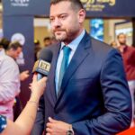 Amr Youssef Instagram - طبعاً ايرادات #ولاد_رزق2 العظيمة انتم السبب فيها بس بالنسبالي الاهم ان الفيلم عجبكم و اغلبية الناس دخلت تشوفه اكتر من مرة و ده النجاح الحقيقي ، فرحان جداً بالنجاح الكبير ده و استمتعت بالعمل في فيلم كبير زي ده مع كل اصحابي و اخواتي و طبعاً المخرج المهم #طارق_العريان شكراً ليكم و يارب دائماً عند حسن ظنكم عشان الواحد بينسي المجهود و التعب لما العمل بيعجبكم ❤️ Special thanks for @concrete_official @santoniofficial And my friend @stephenpr.me for taking care of the look in the movie premiere #amr_youssef