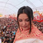 Amrapali Dubey Instagram - आज आज़मगढ़ में, माननीय सांसद आज़मगढ़ श्री @dineshlalyadav जी के द्वारा आयोजित, “मुख्यमंत्री सामूहिक विवाह समारोह” में 551 जोड़ों की शादी में शामिल होने का अवसर मिला 🥰 मैं सभी जोड़ों के मंगलमय भविष्य की कामना करती हूँ 🙏🏻 हर हर महादेव 🙏🏻🫶🏻 Azamgarh