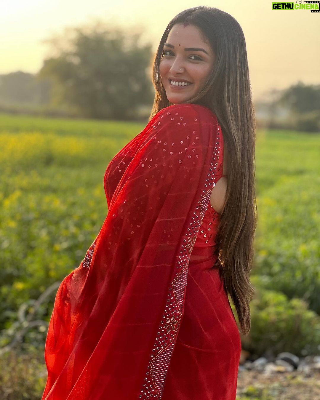 Amrapali Dubey - 273.6K Likes - सरसों के खेत, धुंधली बेला और यह गाना ♥️