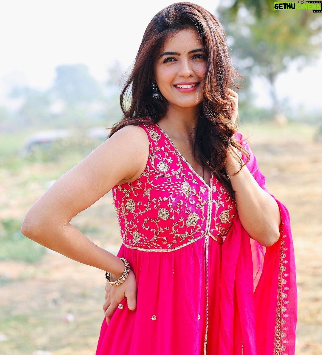 Amritha Aiyer Instagram - #Hanuman . Outfit - @kritikakatariaofficial Styled - @shrushti_216 📸- @akash.manda