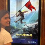 Amritha Aiyer Instagram – I really can’t believe my movie is still going strong in theatres as we complete 50days today. This feels surreal !! Never imagined this would happen even though I knew this movie will go well but to experience 50 days is really hard in this era. Grateful 🙏🏻 Thanks to my team and the audience 💐❤️ 
#hanuman
