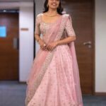 Amritha Aiyer Instagram - #HANUMAN Pre- Release . Outfit- @swathiveldandi_official Jewellery- @kushalsfashionjewellery @shopriyaaofficial Stylist - @shrushti_216 📸 - @storiesbydeepu Makeup - @natasha_mathias_