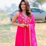 Amritha Aiyer Instagram - #Hanuman . Outfit - @kritikakatariaofficial Styled - @shrushti_216 📸- @akash.manda