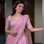 Amritha Aiyer Instagram - #HANUMAN Pre- Release . Outfit- @swathiveldandi_official Jewellery- @kushalsfashionjewellery @shopriyaaofficial Stylist - @shrushti_216 📸 - @storiesbydeepu Makeup - @natasha_mathias_