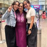 Amruta Khanvilkar Instagram - And so it has started …. In 35 years just me and @aditik26 travelling together for the first time stay tuned for fun unlimited Destination - #mauritius🇲🇺 …. Thankyou @airmauritius for being our flying partner …. @mauritius.tourism #airmauritius #mauritius🇲🇺 #travelwithamu #mauritusnow #feelourislandenergy #mauritusisland #amutravels2024