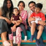 Amruta Khanvilkar Instagram – Ahilya and Aaryav had memorable bonding time with their Amu atya (attu) and Biu aaji ❤️. Lots of cozy time spent at home, playing with atya and aaji. Aaji fed them both lots of yummy food! Amu atya took us out to have authentic Kolhapuri food :) #sweetmemories #family Mumbai – मुंबई