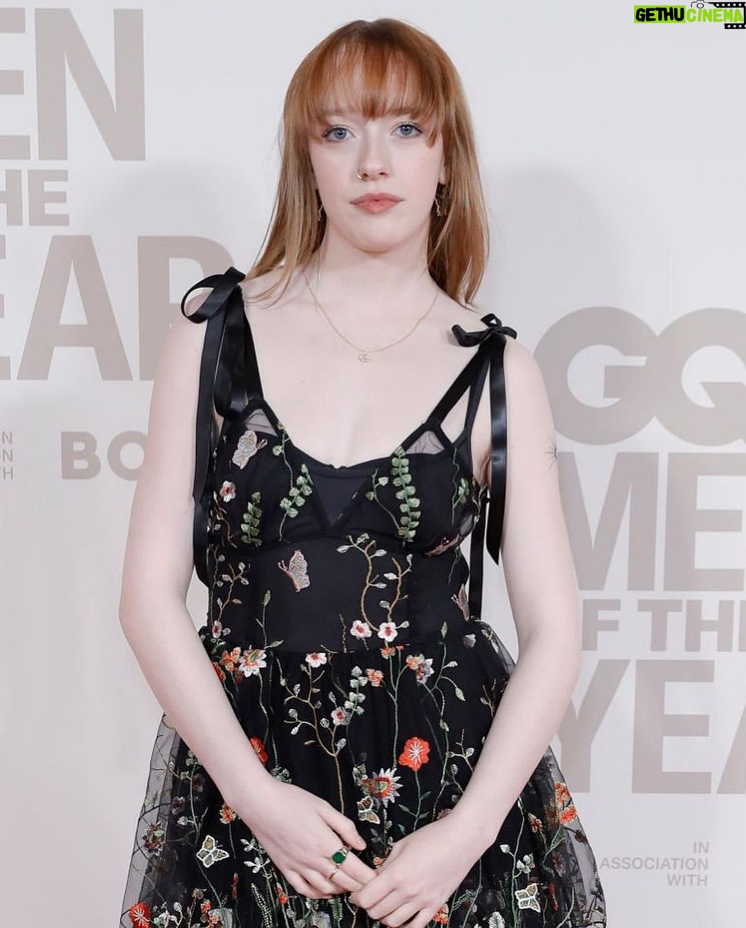 Amybeth McNulty Instagram - Thank you for a wonderful evening❤️ @britishgq @gq