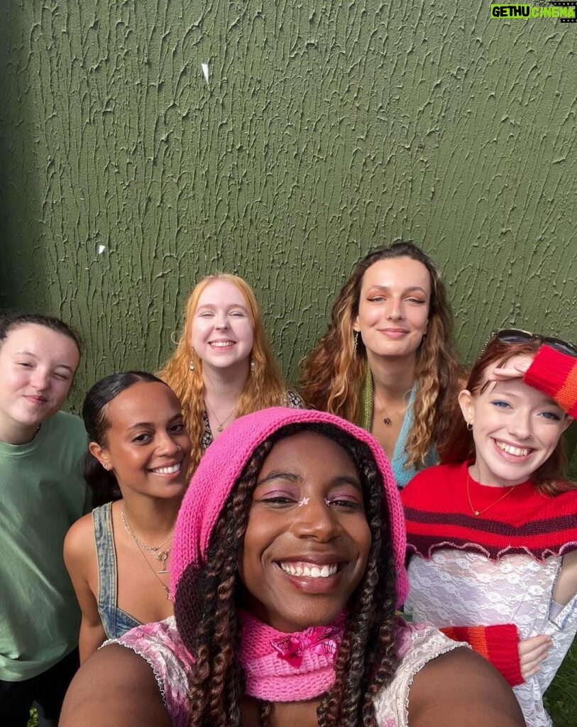 Amybeth McNulty Instagram - Thank you so much to @climateliveuk for inviting me to speak alongside some of the strongest, kindest and most inspiring people. CAN YOU HEAR US YET? 📸: @oscarxblair