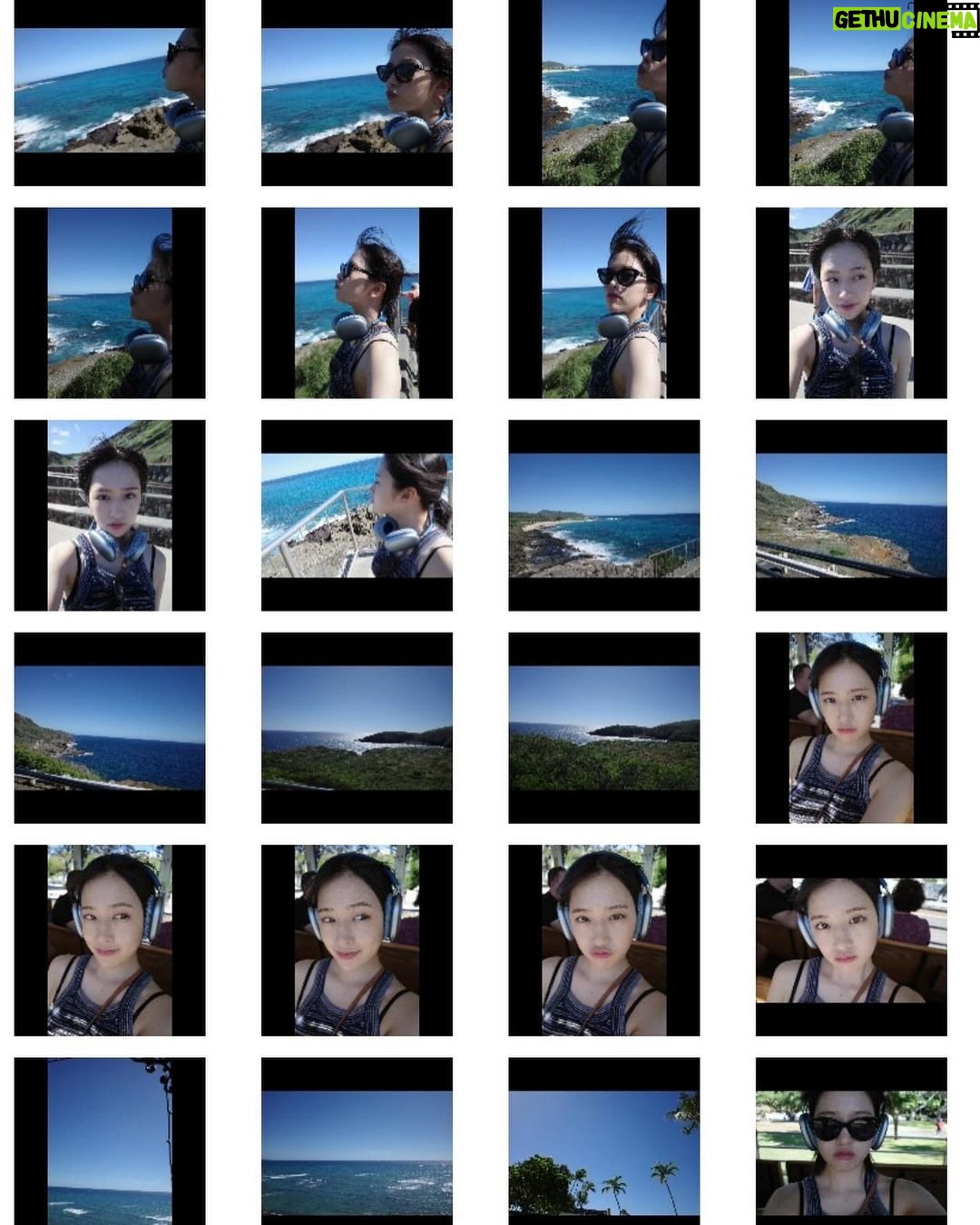An Yu-jin Instagram - blue🐬🐬 Hālona Blowhole
