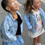 Anaïs Camizuli Instagram - BONNE RENTRÉE À TOUS 🤍 Quel bonheur de voir Kessi est Meylie dans la même école… Ça c’est bien passé pour vos enfants ?!