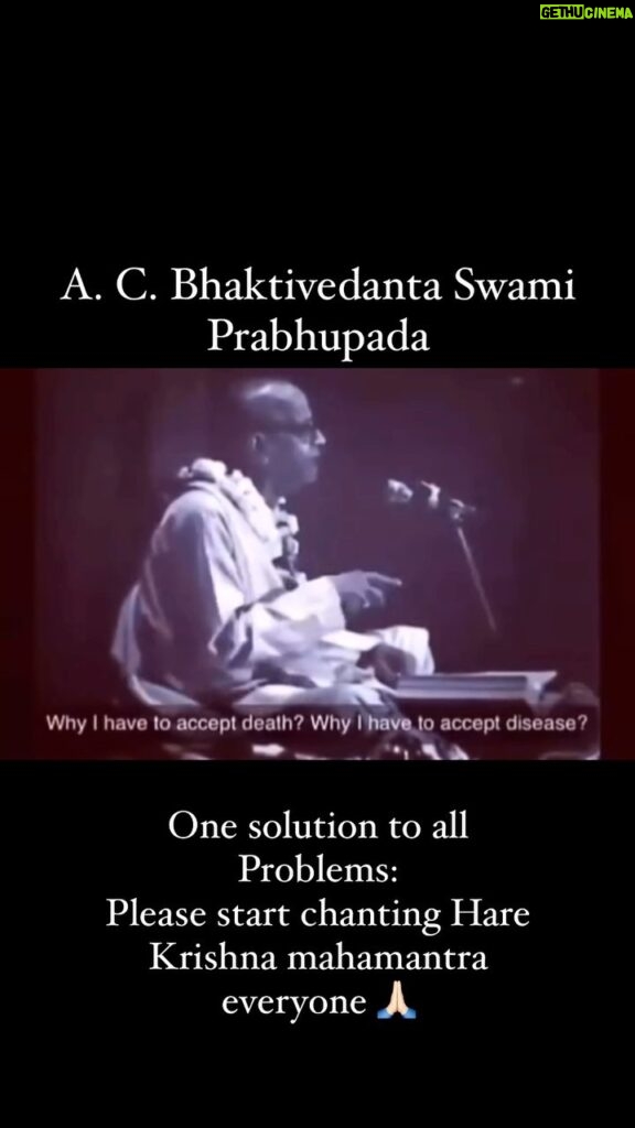 Anagha Bhosale Instagram - ONE SOLUTION TO ALL PROBLEMS-Srila Prabhupada ki jai 🙏🏻🦚START CHANTING: Hare Krishna Hare Krishna Krishna Krishna Hare Hare Hare Rama Hare Rama Rama Rama Hare Hare Please share this video to as many ppl possible & make everyone happy ✨😊 Comment Hare Krishna ♥