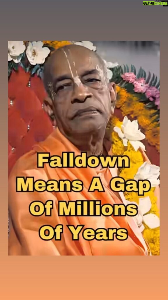 Anagha Bhosale Instagram - Fall down means a gap of Millions of years…..please follow the four regulative principles, chant Hare Krishna mahamantra & follow ur Gurudev’s instructions till ur last breath to make this human birth successful ✨🦚 Srila Prabhupada ki Jai We can’t risk this human birth, we don’t know our next body please chant Hare Krishna mahamantra everyone 🙏🏻