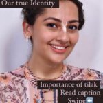 Anagha Bhosale Instagram - The fortune of Krishna’s lotus feet on our forehead 🦚 We all are eternal servants of krishna so let’s ware the tilak proudly & spread Krishna consciousness. The tilak is an external symbol of our surrender to Krishna, or to our object of worship. The shape and material used may differ according to the particular process of surrender the sampradaya follows. The tilaks of each sampradaya actually depict the siddhanta of the sampradaya. The actual design of the tilak will manifest either through divine revelation or through scientific study. An example of divine revelation is the Gaudiya lineage of Sri Shyamananda. Radharani revealed a portion of her broken bangle to Sri Shyamananda, which he used in applying tilak to his forehead. As a result, his followers apply a unique design of tilak from other branches of the Gaudiya sampradaya. In any case, the ultimate purpose of tilak is to sanctify oneself and mark the body as the temple of the Lord. The scriptures do not specify in detail the manner that this should be done, and as such it is the acharyas who crystalize the procedures while adhering to the general prescriptions given in the scriptures. A Vishnava applies the tilak to 12 different places on his body. This is like decorating the body and also putting an armor against all obstacles. For putting tilak on each place of the body there are different mantras. A list of these mantras are given below. om kesavaya namah – forehead om narayanaya namah – navel om madhavaya namah – chest om govindaya namah – hollow of the neck om visnave namah – right abdomen om madhusudanaya namah – right arm om trivikramaya namah – right shoulder om vamanaya namah – left abdomen om sridharaya namah – left arm om hrsikesaya namah – left shoulder om padmanabhaya namah – upper back om damodaraya namah – lower back