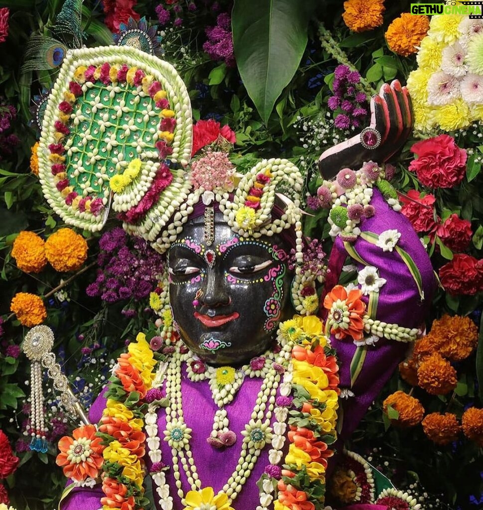 Anagha Bhosale Instagram - Flower Festival Darshan on 6th January 2024 #iskcon_chowpatty #iskcontemple #mumbai