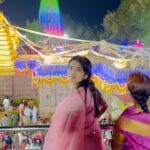 Ananya Nagalla Instagram - This song has my heart❤️❤️❤️ Costume by : @kushalethnix #srisailamtemple🙏 #ananyanagalla Srisailam Temple