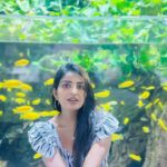 Ananya Nagalla Instagram - When the background fishes matched with your dress🤷‍♀️ #ananyanagalla