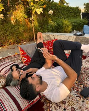 Anas Bukhash Instagram - / happy birthday to our queen of hearts ✨ كل عام وانتي بخير يا ملكة قلوبنا 

i am so honored to be your son • to be brought up by a great woman like you • as I always say i am a graduate of hala kazim’s school of life • it is amazing how much that heart of yours can give love to this world • you have been a mother not only to us, but to millions of people • the world is much better with you in it • god bless your beautiful soul mama and that contagious laugh of yours. 💛

الله يحفظج لنا أمي • كم أنتي عظيمة • وكم أنا فخور أنا ولدج • يا رب يديم روحج الجميلة وضحكتج اللي تسوى الدنيا. 💛
