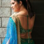 Anasuya Bharadwaj Instagram - Never jealous, never intimidated, never in competition. I have got my own blessings. 🧿😇🦜 Styling @rishi_chowdary Outfit @neerusindia MUA @makeupbysiva HSA @telusivakrishna PC @the_krishnas_ @sandeep_fp Celebrity management @kalyansunkara @umediaentartainments