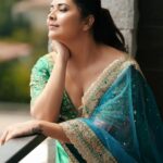 Anasuya Bharadwaj Instagram - Never jealous, never intimidated, never in competition. I have got my own blessings. 🧿😇🦜 Styling @rishi_chowdary Outfit @neerusindia MUA @makeupbysiva HSA @telusivakrishna PC @the_krishnas_ @sandeep_fp Celebrity management @kalyansunkara @umediaentartainments