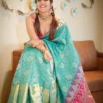 Anasuya Bharadwaj Instagram - .. But then see.. I am still a 👧🏻 at ❤️ 🫠🥰 Blouse design and Styling @rishi_chowdary Blouse @ithiofficial Saree @aakruti_shoppingmall Accessories @bcos_its_silver MUA @makeupbysiva HSA @telusivakrishna PC @delight_photography_official Celebrity management @kalyansunkara @umediaentartainments