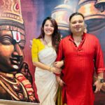 Anasuya Bharadwaj Instagram – ఓం నమో వేంకటేశాయ 🐚🔱☸️🕉️⛰️😇🙏🏻