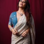 Anasuya Bharadwaj Instagram - Remember: No one else can do what you do, the way you do it. 𝘛𝘩𝘢𝘵 is your Super power 😊🦄🦋🪽 Blouse by @sreemukhi.mekala 💙 MUA @makeupbysiva HSA @telusivakrishna 🪮 PC @nagraphyofficial 📸