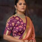 Anasuya Bharadwaj Instagram - It doesn’t get easier. You just get stronger. Look,Blouse design & Styled by @rishi_chowdary Saree @gvmall.piduguralla Blouse @ithiofficial MUA @makeupbysiva HSA @telusivakrishna Jewellery @orafojewels PC @valmikiramuphotography Celebrity Management by @kalyansunkara @umediaentartainments