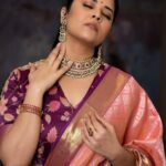 Anasuya Bharadwaj Instagram - It doesn’t get easier. You just get stronger. Look,Blouse design & Styled by @rishi_chowdary Saree @gvmall.piduguralla Blouse @ithiofficial MUA @makeupbysiva HSA @telusivakrishna Jewellery @orafojewels PC @valmikiramuphotography Celebrity Management by @kalyansunkara @umediaentartainments
